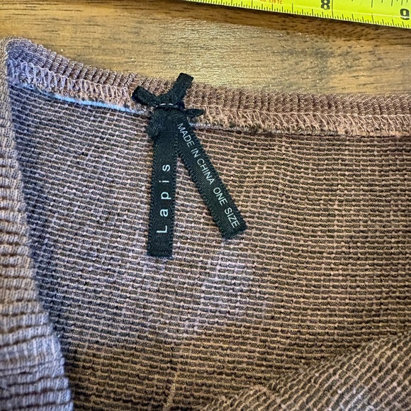 LAPIS Women's O/S Maxi Skirt/Strapless Peasant Dress Crinkle Smocked Pink blush - Picture 5 of 7